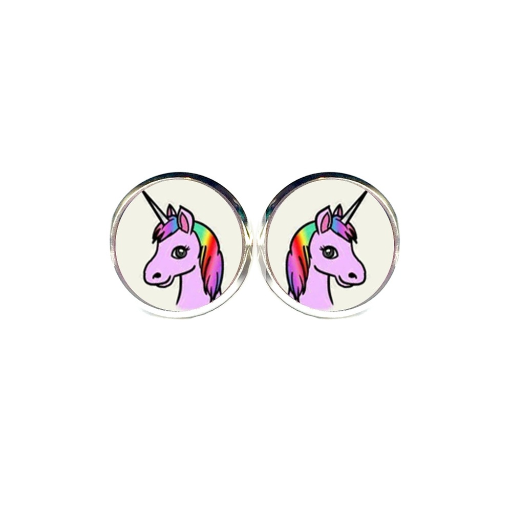 HP! Unicorn Earrings - Rainbow